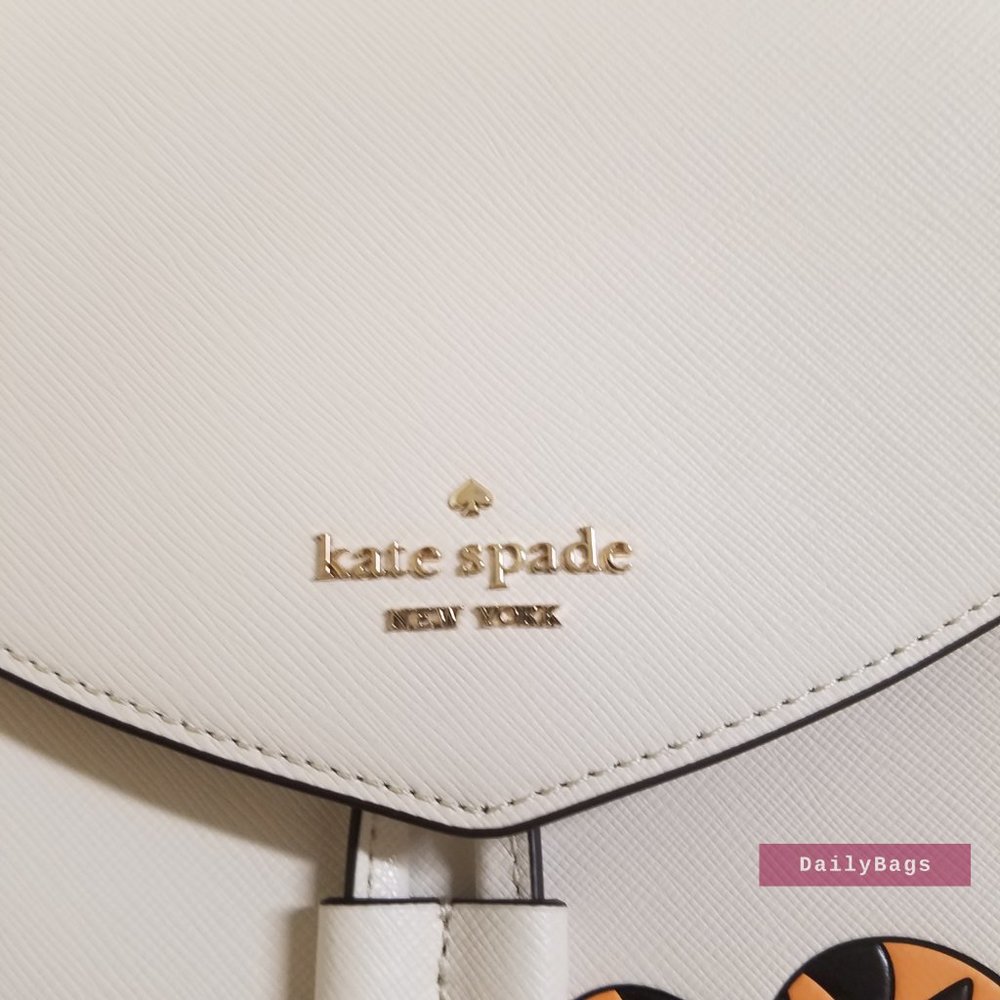 BEAUTIFUL LIZZIE MEDIUM BACKPACK KATE SPADE PARCHMENT RED DISNEY COLLECTION NEW - Picture 5 of 10